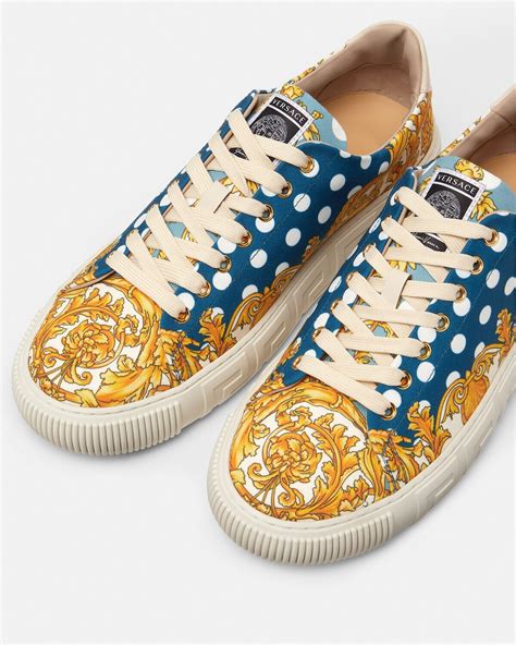 sneaker versace tarocchi|versace sea greca sneakers.